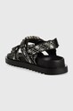 Обувки Сандали Guess FABELIS FL6FBS.FAL03.BLKPL черен