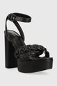 Sandály Guess GABIRA FL6GBR.ELE03.BLACK černá SS23