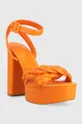 Sandále Guess GABIRA oranžová