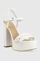 Σανδάλια Guess GABELLE FL6GLL.ELE03.WHITE λευκό SS23
