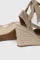 Guess sandały HALONA Cholewka: Materiał syntetyczny, Materiał tekstylny, Wnętrze: Materiał tekstylny, Skóra naturalna, Podeszwa: Materiał syntetyczny