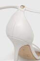 Guess sandale de piele HYLAN2 alb FL6HN2.LEA03.WHITE