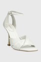 Kožne sandale Guess HYSON FL6HYS.LEA03.WHITE bijela SS23