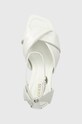 Kožne sandale Guess HYSON bijela FL6HYS.LEA03.WHITE