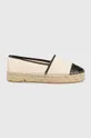 beżowy Guess espadryle JALEEL2 Damski