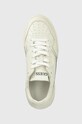 Guess bőr sportcipő JINNY bézs FL6JIN.LEA12.WHITE