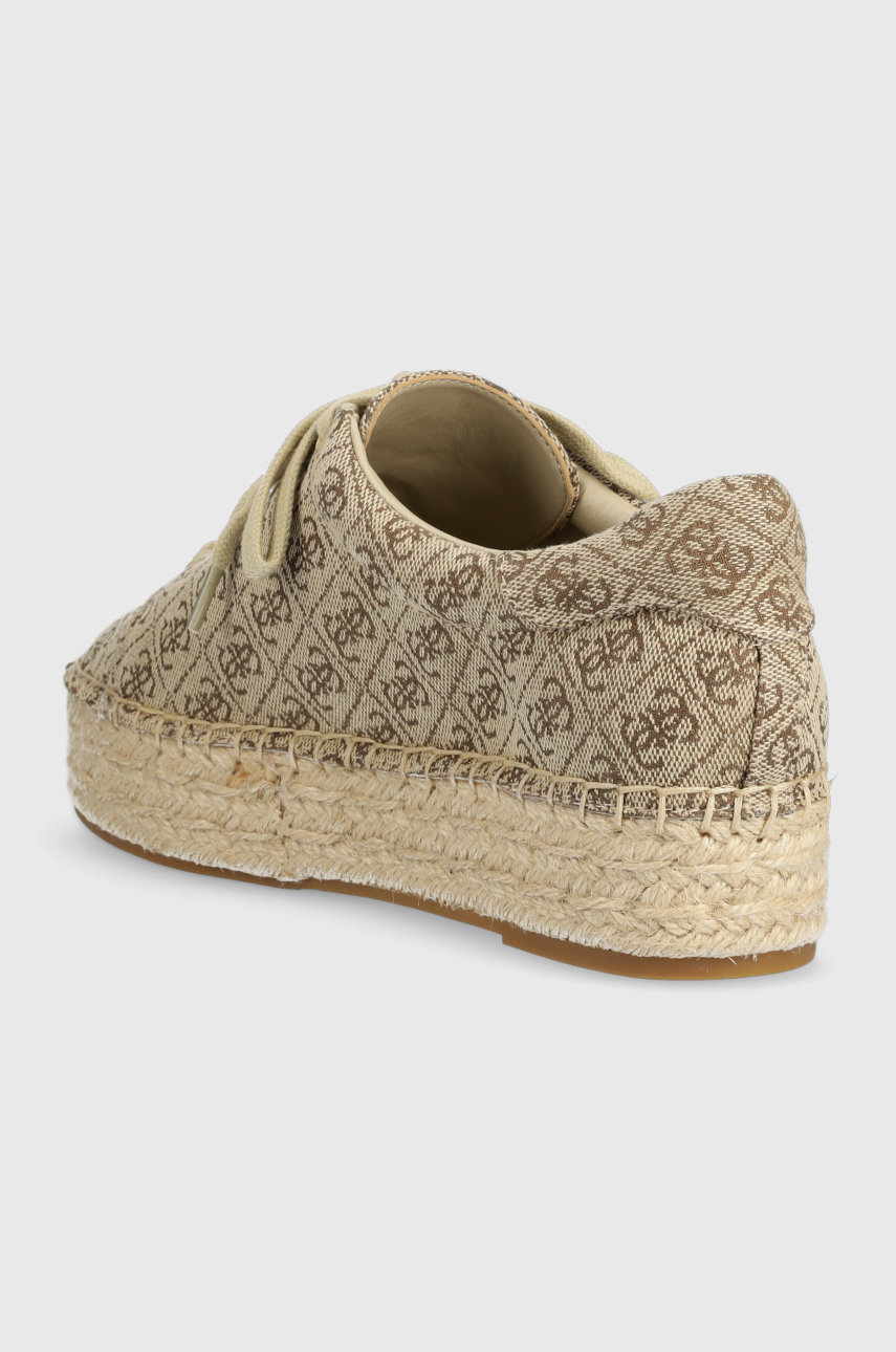 Guess espadryle MALEE Cholewka: Materiał tekstylny, Wnętrze: Materiał syntetyczny, Skóra naturalna, Podeszwa: Materiał syntetyczny