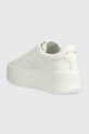Boty Kožené sneakers boty Guess MARILYN FL6MRI.LEA12.WHITE bílá