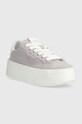 Σουέτ αθλητικά παπούτσια Guess MARILYN FL6MRI.SUE12.LILAC μωβ SS23