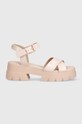 Guess sandale WALEE platformă roz FL6WLE.PEL03.BLUSH