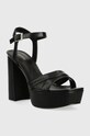 Sandály Guess ZELINE FL6ZLE.ELE03.BLACK černá SS23