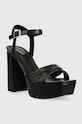 Sandály Guess ZELINE FL6ZLE.ELE03.BLACK černá SS23