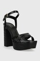 Guess sandały ZELINA FL6ZLI.PEL03.BLACK czarny SS23