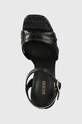 Guess sandały ZELINA czarny FL6ZLI.PEL03.BLACK