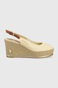 U.S. Polo Assn. sandały Alyssa imitacja skóry licowej beżowy ALYSSA016W.3CY1