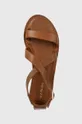 brązowy U.S. Polo Assn. sandały skórzane LINDA