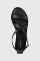 Δερμάτινα σανδάλια U.S. Polo Assn. LINDA μαύρο LINDA001W.3L1