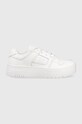DC sneakers din piele piele alb ADJS100156