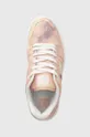 rosa DC sneakers in pelle