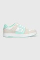 DC sneakers din piele piele întoarsă turcoaz ADJS100161