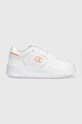 Champion sneakers Z80 Flatform piele alb S11577