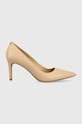 MICHAEL Michael Kors stilettos de piele Alina subțire bej 40F2HNMP2L.660
