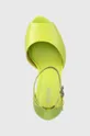 zelená Kožené sandále MICHAEL Michael Kors Martina