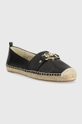 MICHAEL Michael Kors espadryle skórzane Rory czarny