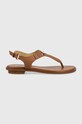 MICHAEL Michael Kors sandali MK finta pelle fiore marrone 40U2MKFA1L.230