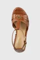 hnedá Kožené sandále Lauren Ralph Lauren Hale II