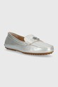 Шкіряні мокасини Lauren Ralph Lauren Barnsbury 802904166001.SILVER срібний SS23