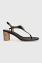 Lauren Ralph Lauren sandale de piele Westcott II gros negru 802904280001.BLACK
