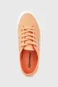 πορτοκαλί Πάνινα παπούτσια Superga 2750 COTU CLASSIC