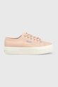 Tenisky Superga 2740 PLATFORM platforma růžová S21384W