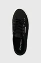 fekete Superga sportcipő 2740 PLATFORM