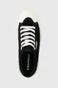 μαύρο Πάνινα παπούτσια Superga 2631 STRIPE PLATFORM