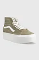 Πάνινα παπούτσια Vans SK8-Hi Tapered Stackform πράσινο
