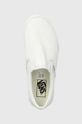 white Vans plimsolls Classic Slip-On Stackform