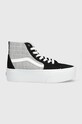 Kecky Vans SK8-Hi Tapered Stackform semišová kůže černá VN0A5JMKMCG1
