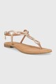 Δερμάτινα σανδάλια Mexx Jolene MXCY012801W χρυσαφί SS23