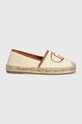 Liu Jo espadryle VERA 05 tekstylny beżowy SA3075TX13600005