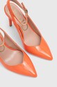 Liu Jo szpilki VICKIE 135 pomarańczowy SA3137EX00400550