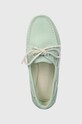Timberland mocassini in camoscio Classic Boat verde TB0A2N83D801