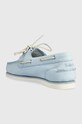Scarpe Timberland mocassini in pelle Classic Boat TB0A2NAADU21 blu