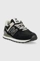 New Balance sneakersy WL574EVB WL574EVB czarny AA00