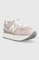 Αθλητικά New Balance WL574ZSE ροζ