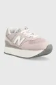 New Balance sneakersy WL574ZSE różowy