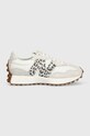 New Balance sneakers WS327PJ 327 imitatie de piele intoarsa alb WS327PJ