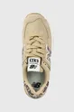 beige New Balance sneakers WL574ZDC