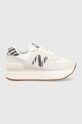 New Balance sneakersy WL574ZDD skóra zamszowa beżowy WL574ZDD